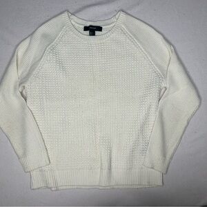 Forever 21 Cream Knit Sweater